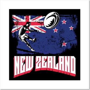 Rugby New Zealand Posters and Art